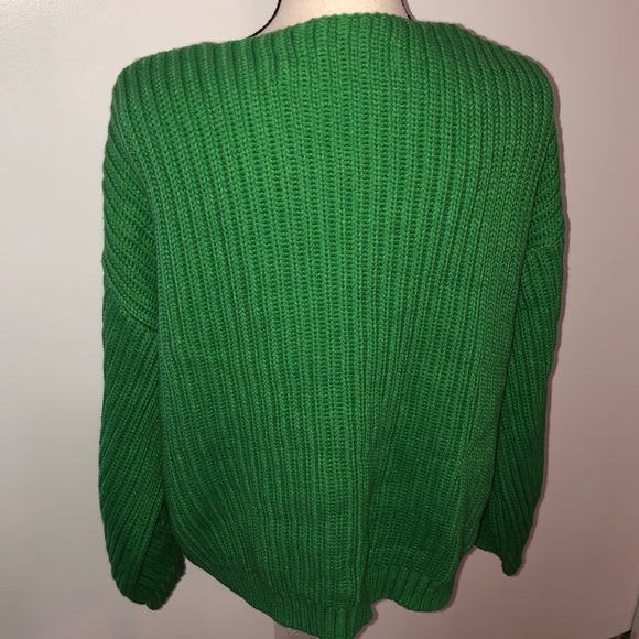 NWT! Code x Mode green sweater cardigan Size M - Picture 3 of 4